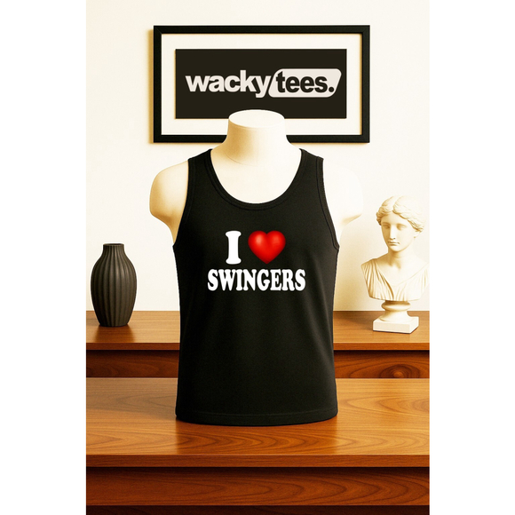 I Love Swingers I Heart Funny Adult Humor Graphic Tee Shirt - Picture 2 of 6